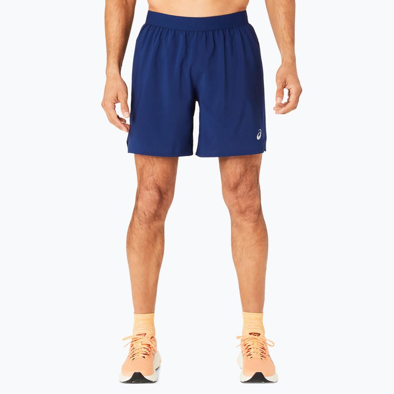 Spodenki do biegania męskie ASICS Road 2-N-1 7IN blue expanse/midnight
