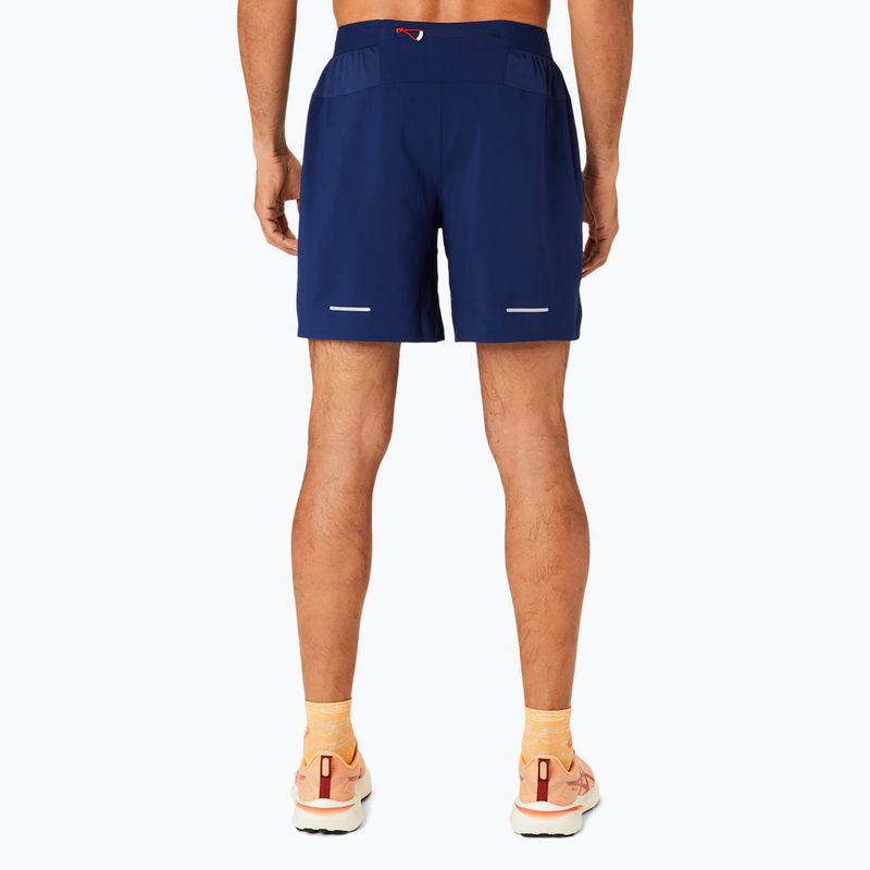Pánské běžecké kraťasy  ASICS Road 2-N-1 7IN blue expanse / midnight 3