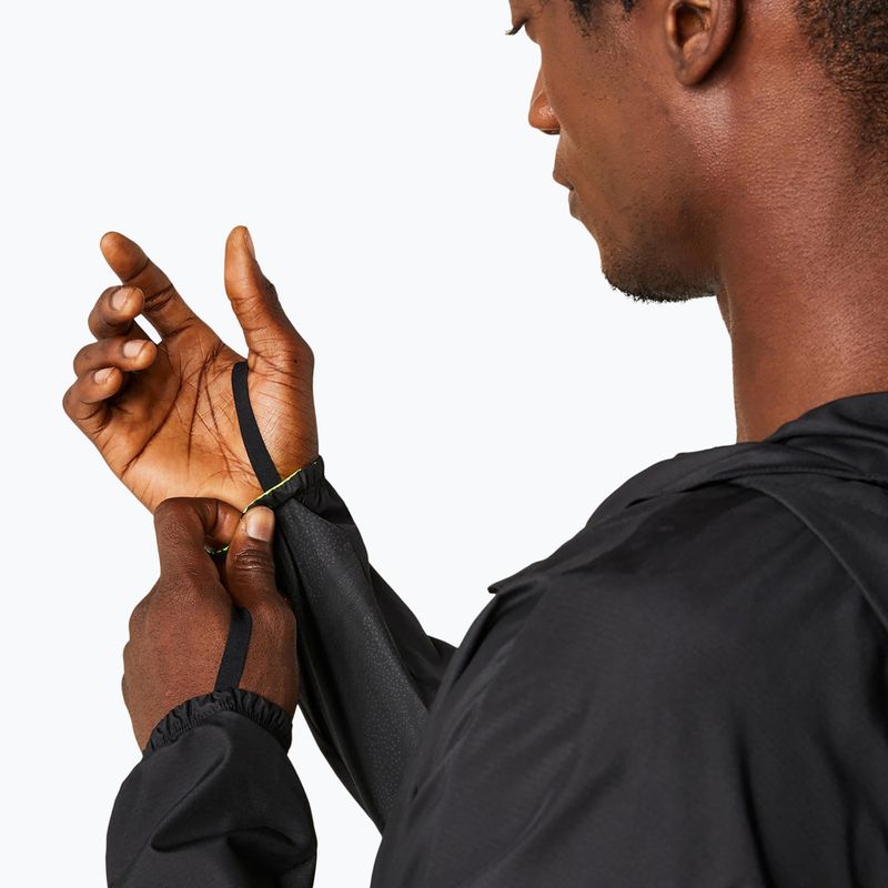 Pánská běžecká bunda ASICS Fujitrail Packable performance black 9