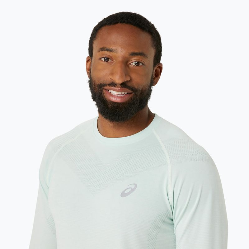 Pánské běžecké tričko longsleeve  ASICS Seamless light celadon/birch 4