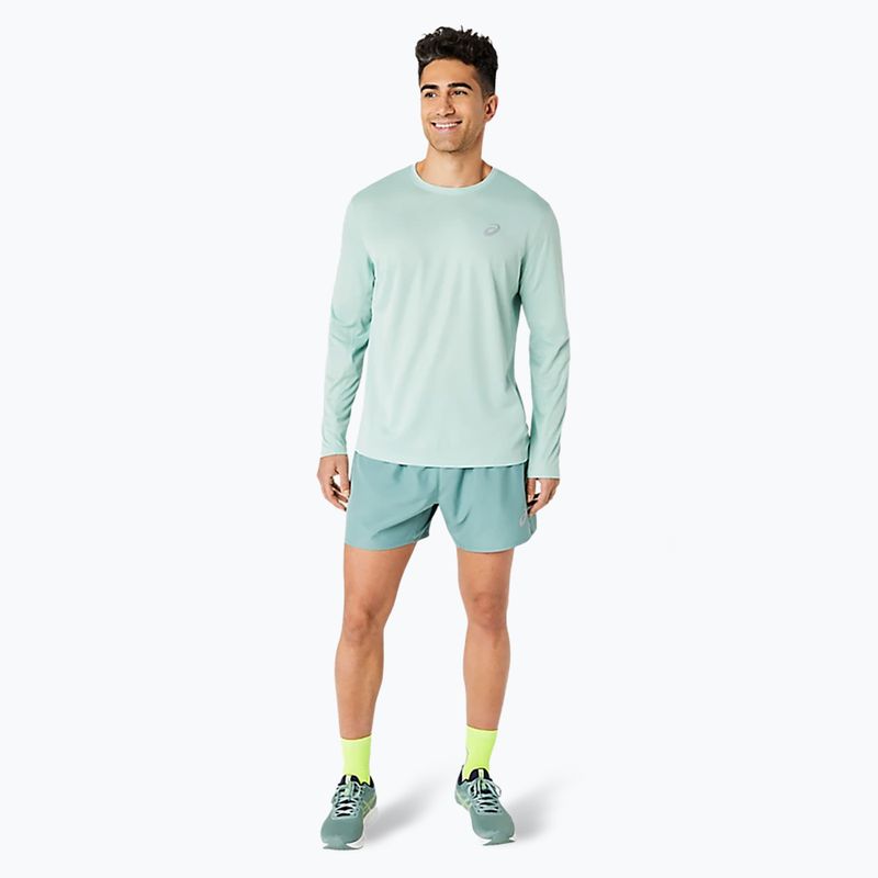 Pánské běžecké tričko ASICS Core Top light celadon s dlouhým rukávem 2
