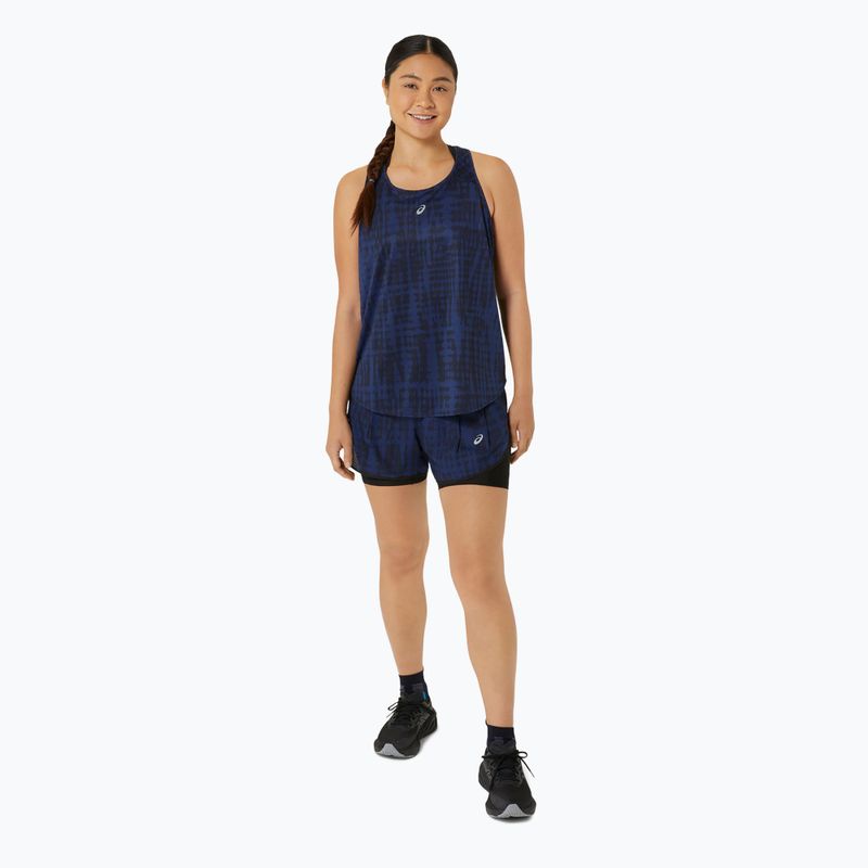 Dámské běžecké tílko tank top ASICS Road All Over Print Tank midnight 2