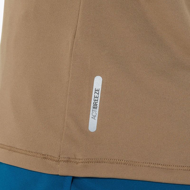 Dámské běžecké tílko tank top ASICS Nagino Run Tank oatmeal/pepper 6