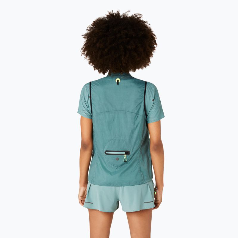Dámská běžecká vesta   ASICS Metarun Packable Gilet celadon 3