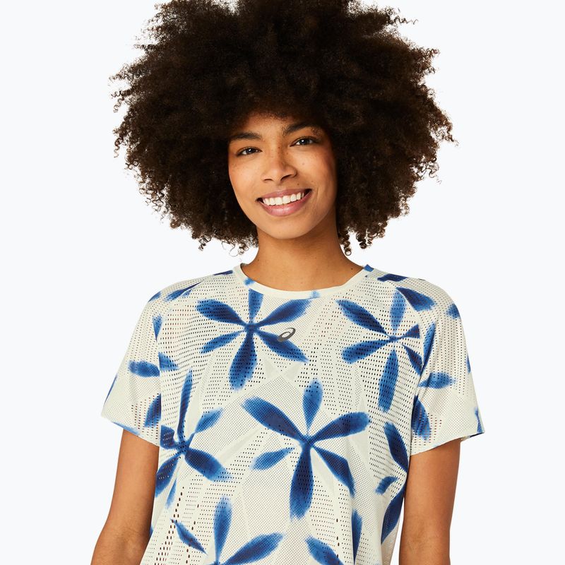Dámské běžecké tričko ASICS Metarun Shibori Top brich/blue expanse 4