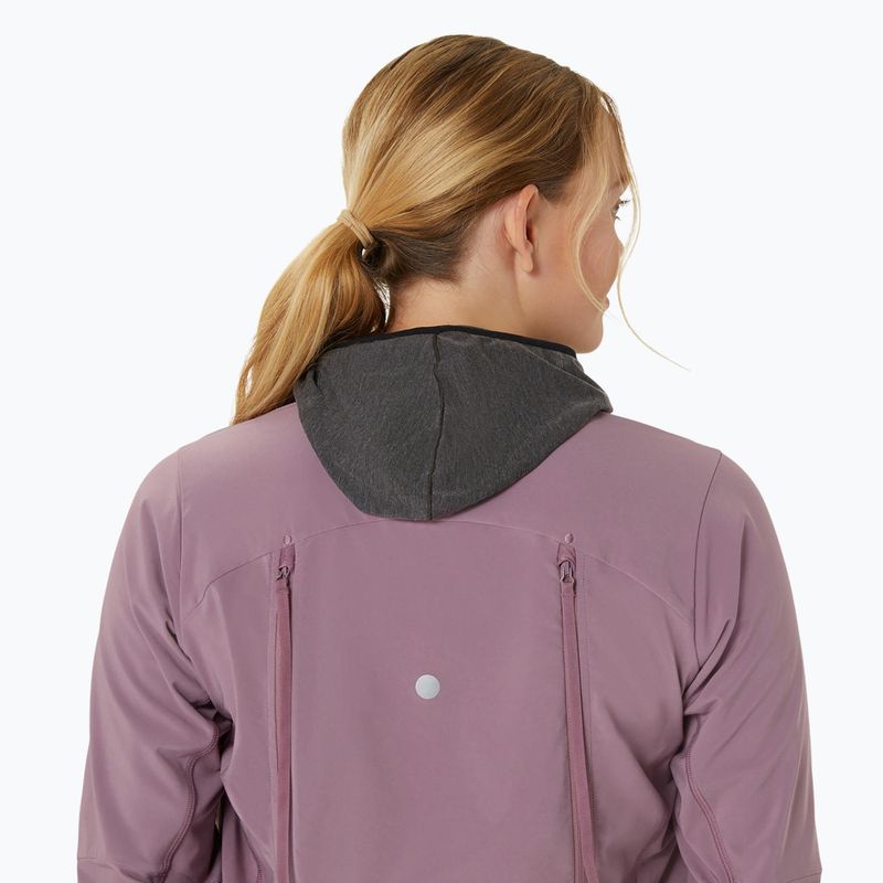 Dámská běžecká bunda ASICS Road Winter dusty mauve 5