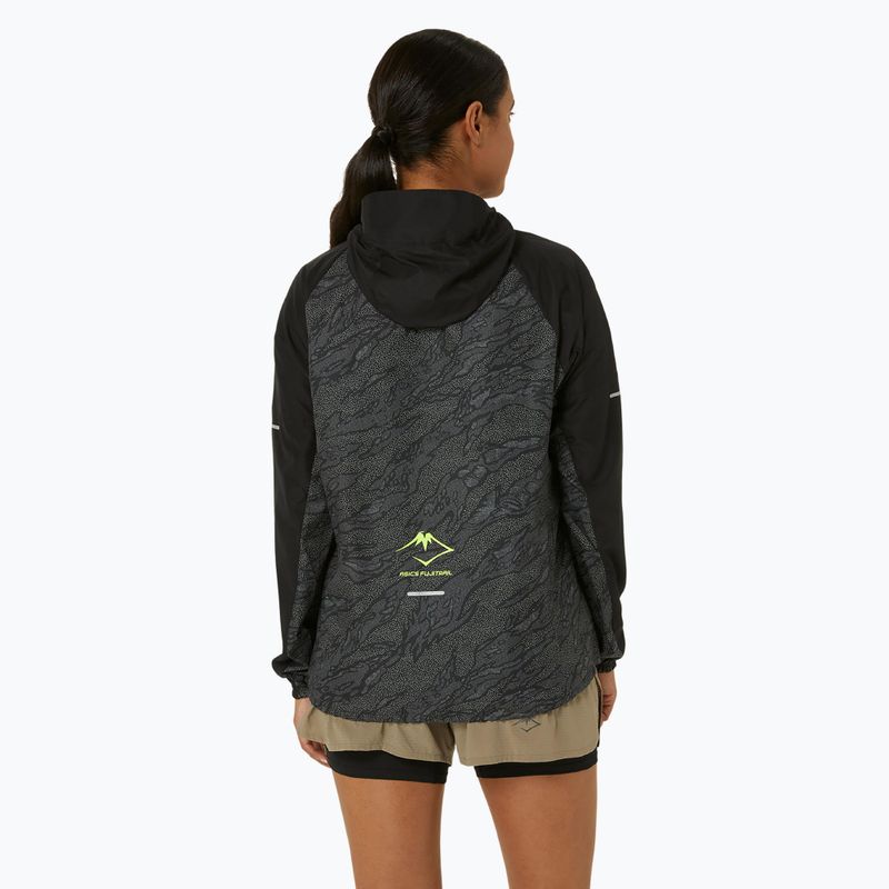 Dámská běžecká bunda ASICS Fujitrail Packable performance black 3