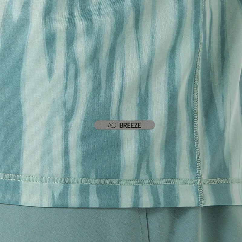 Pánské běžecké tričko ASICS Road All Over Print Top light celadon/celadon 5