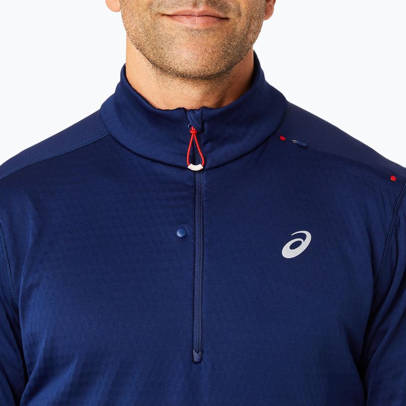 Pánská běžecká mikina ASICS Road Winter 1/2 Zip Mid Layer blue expanse 4