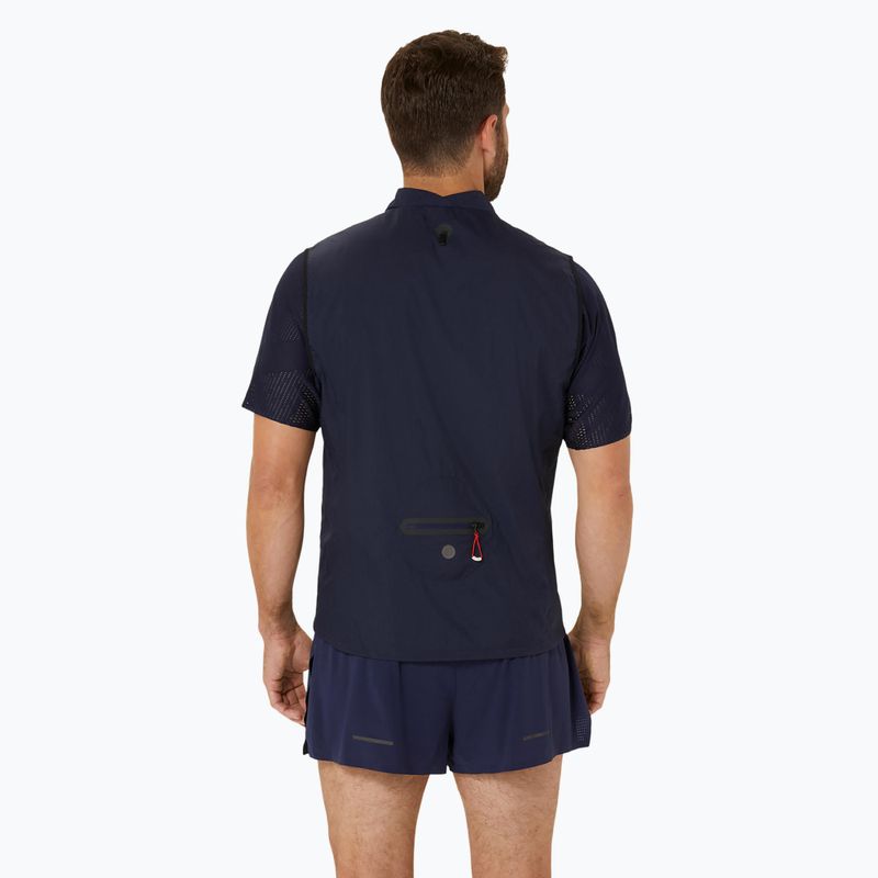 Pánská běžecká vesta  ASICS Road Winter midnight 3