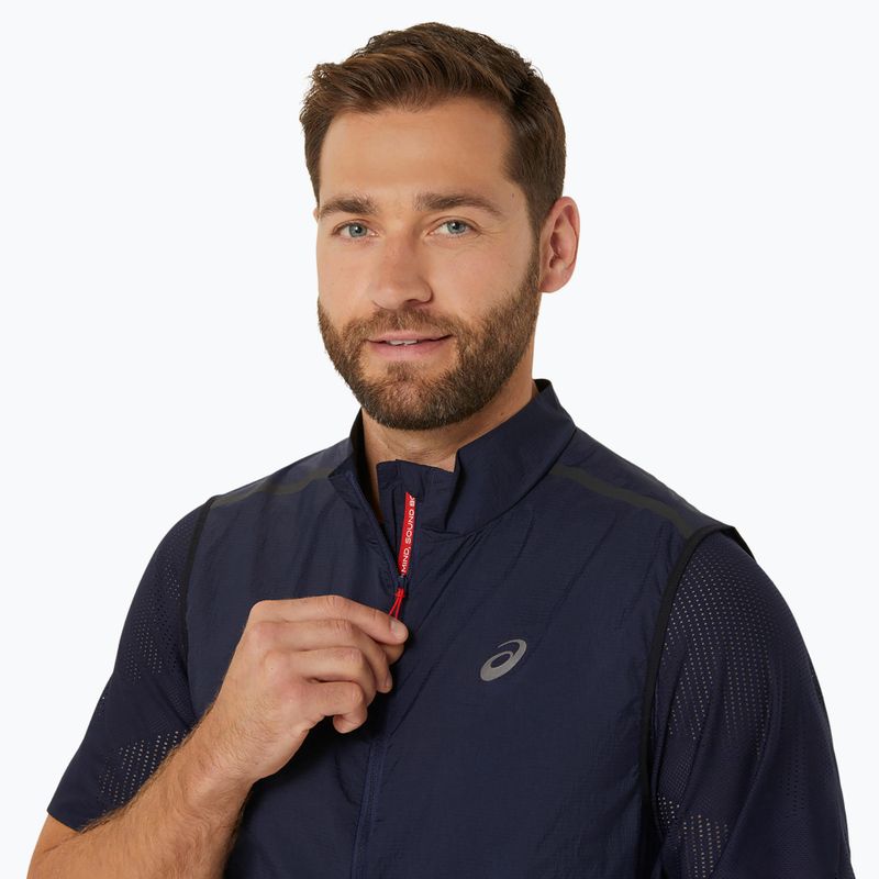 Pánská běžecká vesta  ASICS Road Winter midnight 4