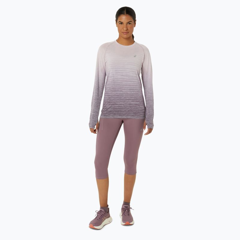 Dámské běžecké legíny ASICS High Waist Capri dusty mauve 2