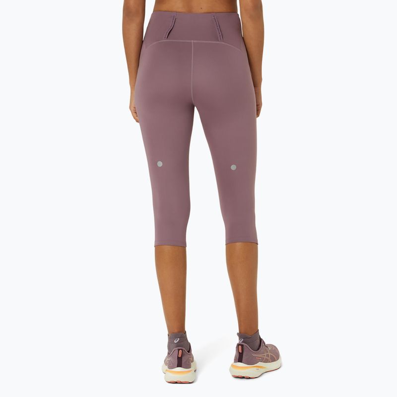 Dámské běžecké legíny ASICS High Waist Capri dusty mauve 3