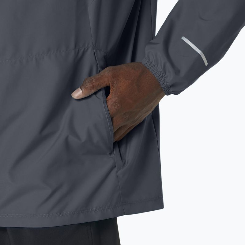 Pánská běžecká bunda  ASICS Icon carrier grey / safety yellow 6