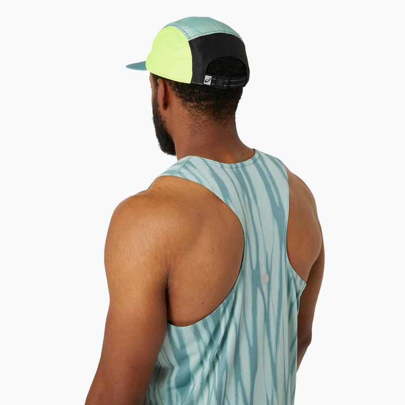 Kšiltovka  ASICS 5 Panel celadon/safety yellow 5