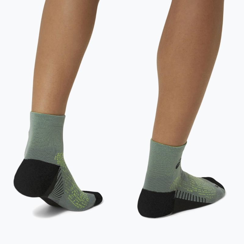 Běžecké ponožky ASICS Performance Run Quarter celadon 4