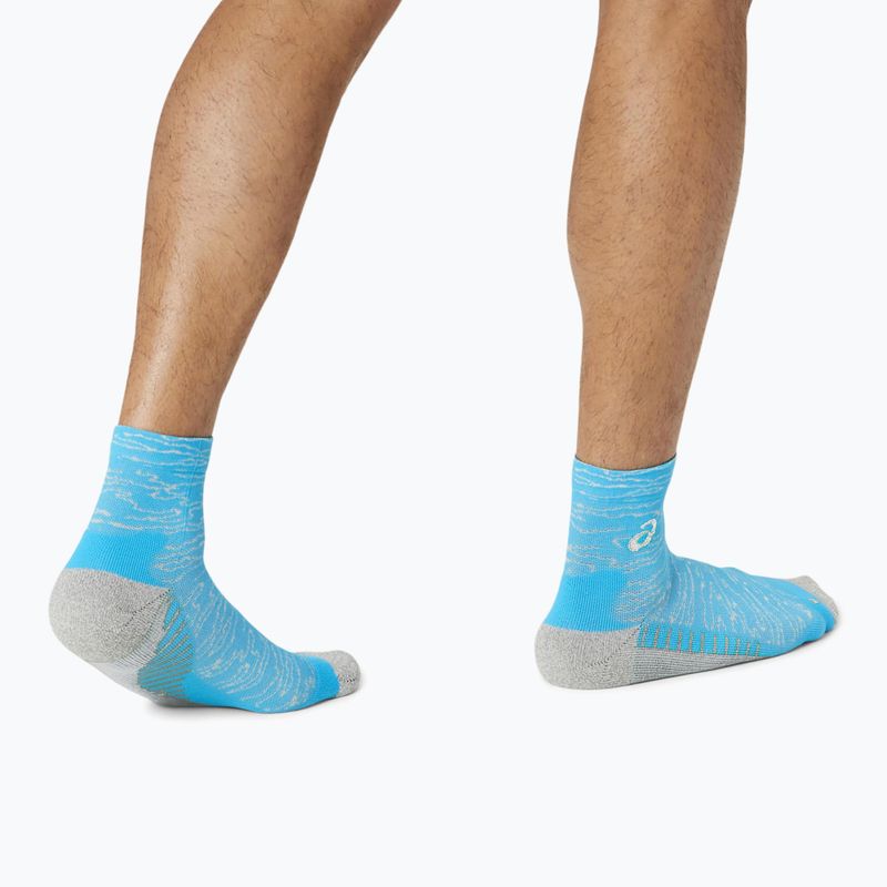 Skarpety ASICS Performance Run Quarter digital aqua 4