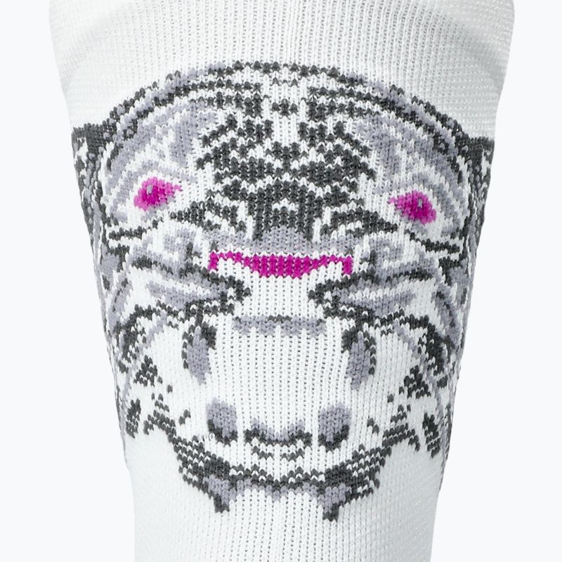 Běžecké ponožky ASICS Performance Run Crew brilliant white/bold magenta 4