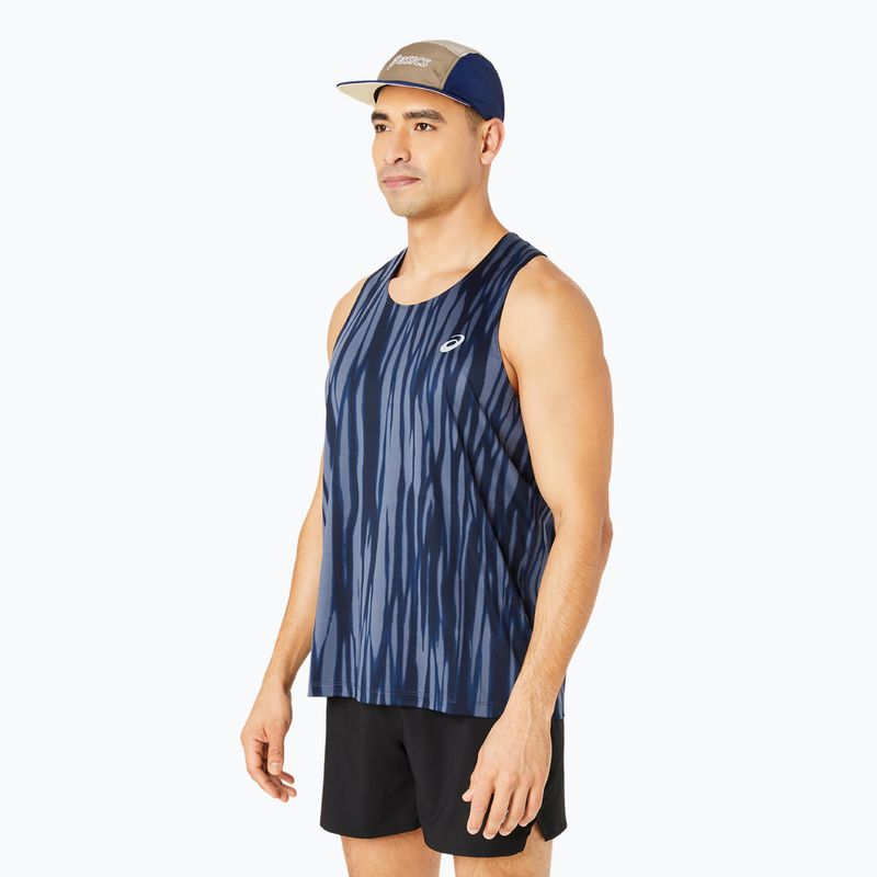 Kšiltovka ASICS 5 Panel blue expense/birch 3