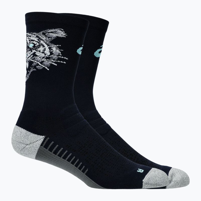 Běžecké ponožky ASICS Performance Run Crew midnight/bright cyan