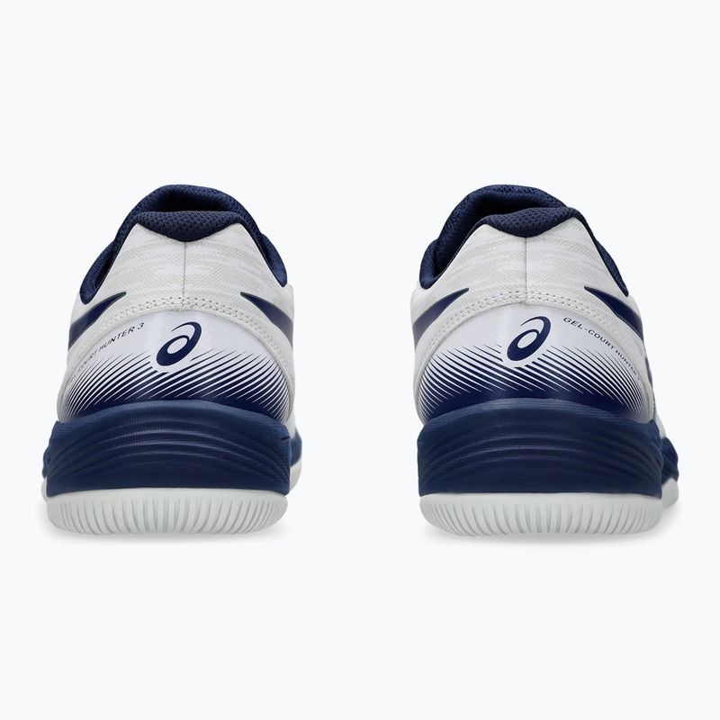 Pánské squashové boty ASICS Gel-Court Hunter 3 white/blue expanse 11