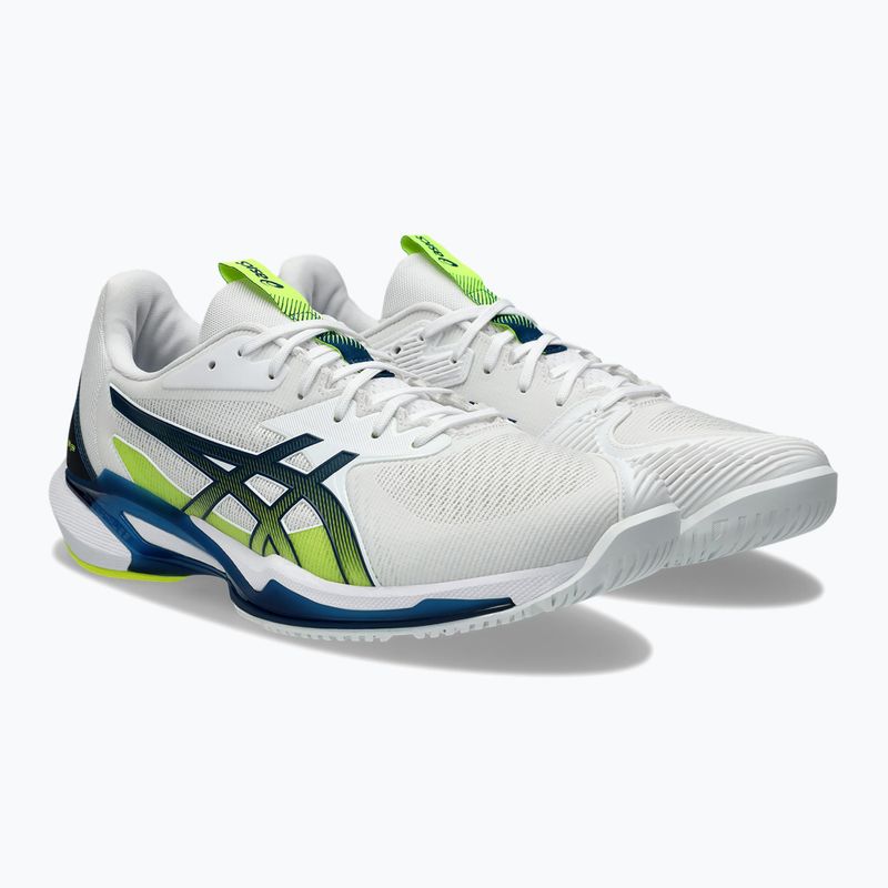 Pánské tenisové boty  ASICS Solution Speed FF 3 white/mako blue 10