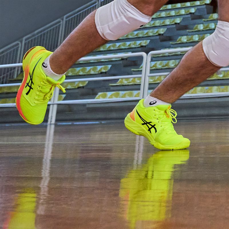 Buty męskie ASICS Netburner Ballistic FF 3 Paris safety yellow/black 8