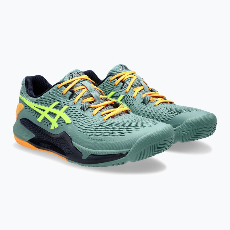 Pánské boty na padel ASICS Gel-Resolution 9 celadon/safety yellow 10