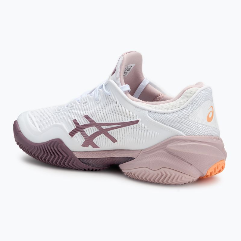 Buty do tenisa damskie ASICS Court FF 3 Clay W white/watershed rose 3