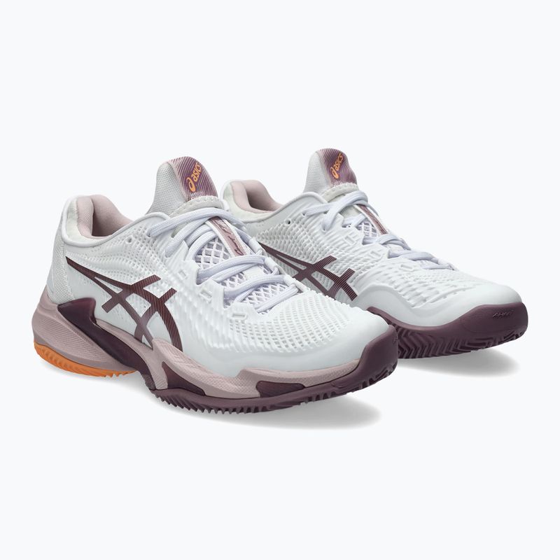 Buty do tenisa damskie ASICS Court FF 3 Clay W white/watershed rose 10