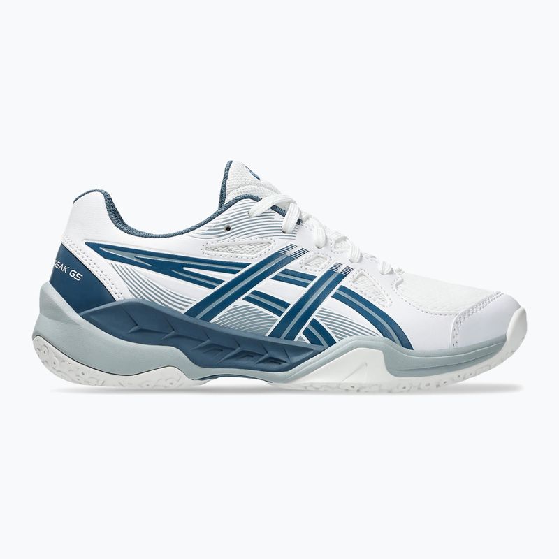 Dětské boty na házenou ASICS Gel-Powerbreak GS white/vintage indigo 8