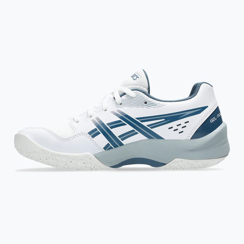 Dětské boty na házenou ASICS Gel-Powerbreak GS white/vintage indigo 9