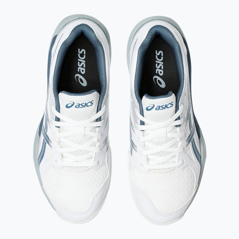 Dětské boty na házenou ASICS Gel-Powerbreak GS white/vintage indigo 12