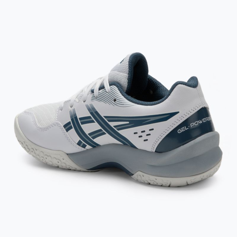 Dětské boty na házenou ASICS Gel-Powerbreak GS white/vintage indigo 3