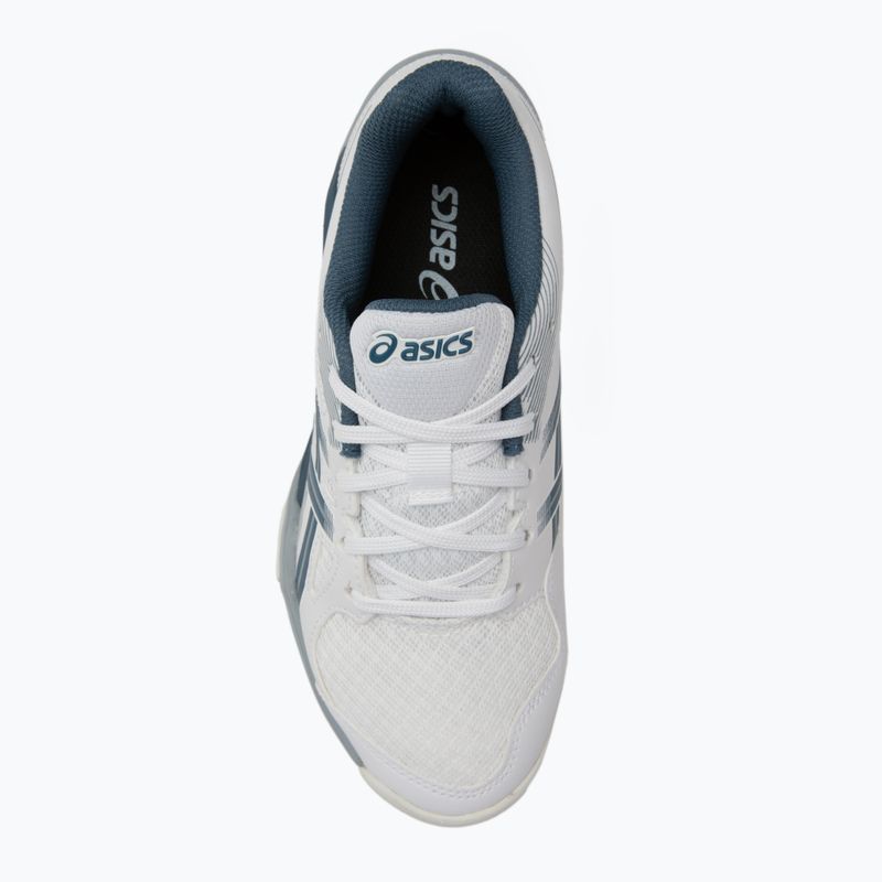 Dětské boty na házenou ASICS Gel-Powerbreak GS white/vintage indigo 5