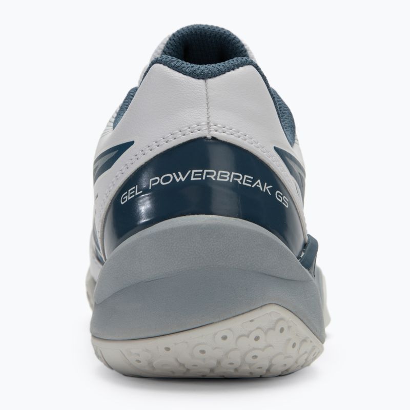 Dětské boty na házenou ASICS Gel-Powerbreak GS white/vintage indigo 6