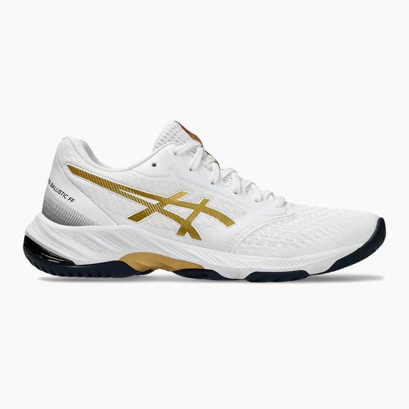 Dámské boty ASICS Netburner Ballistic FF 3 white/pure gold 8