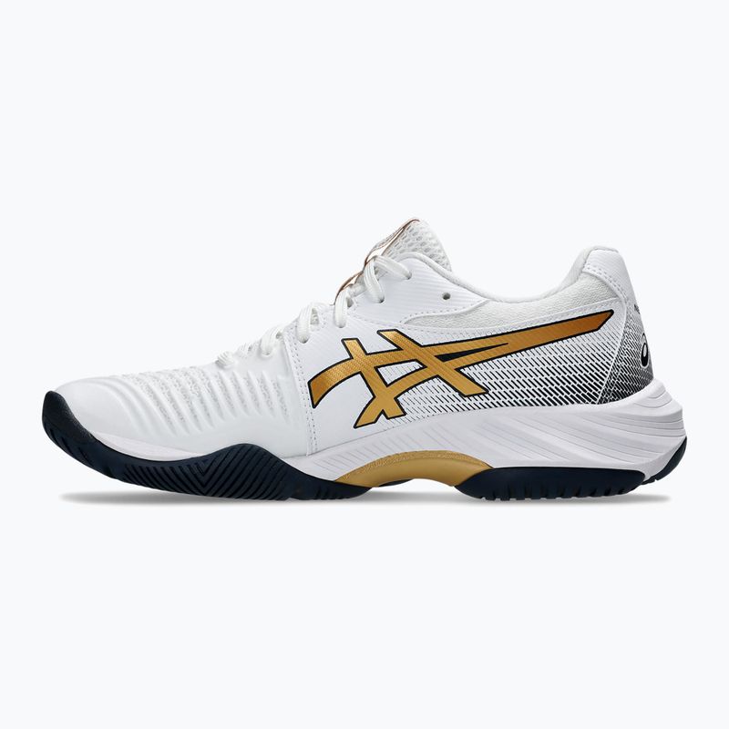 Dámské boty ASICS Netburner Ballistic FF 3 white/pure gold 9