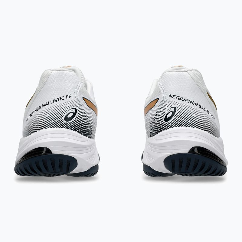 Buty damskie ASICS Netburner Ballistic FF 3 white/ pure gold 11