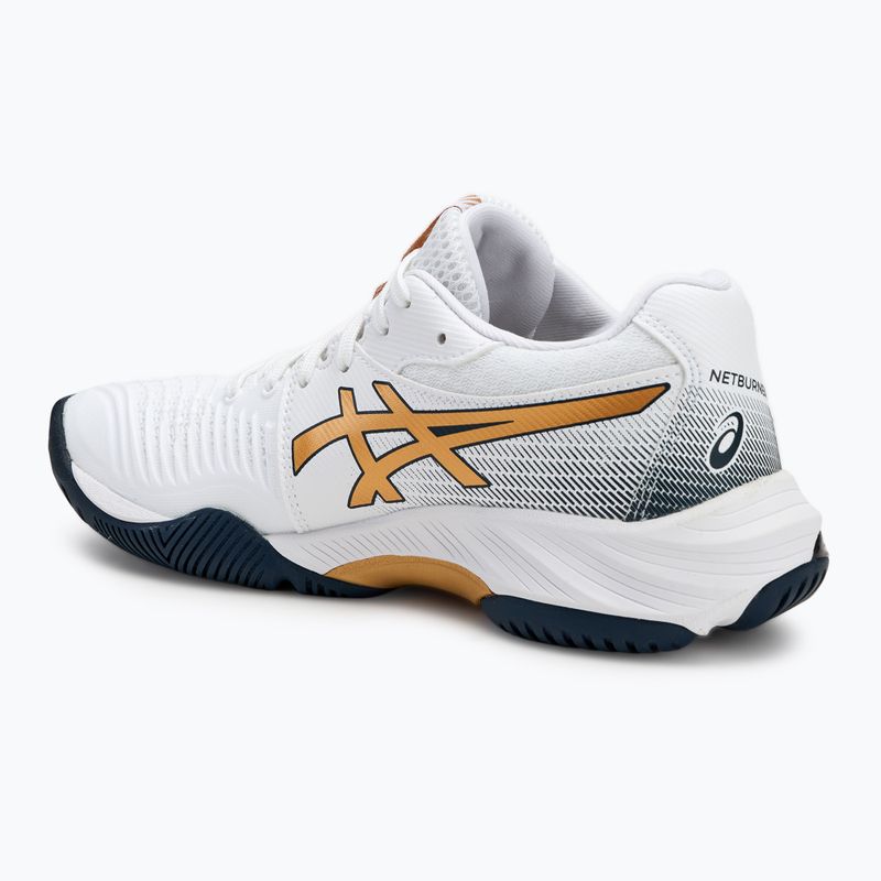 Dámské boty ASICS Netburner Ballistic FF 3 white/pure gold 3