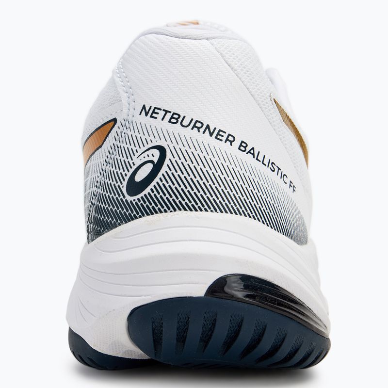 Buty damskie ASICS Netburner Ballistic FF 3 white/ pure gold 6