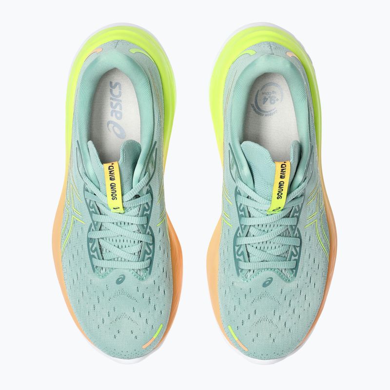 ASICS Gel-Cumulus 26 Paris dámská běžecká obuv light celadon/safety yellow 8