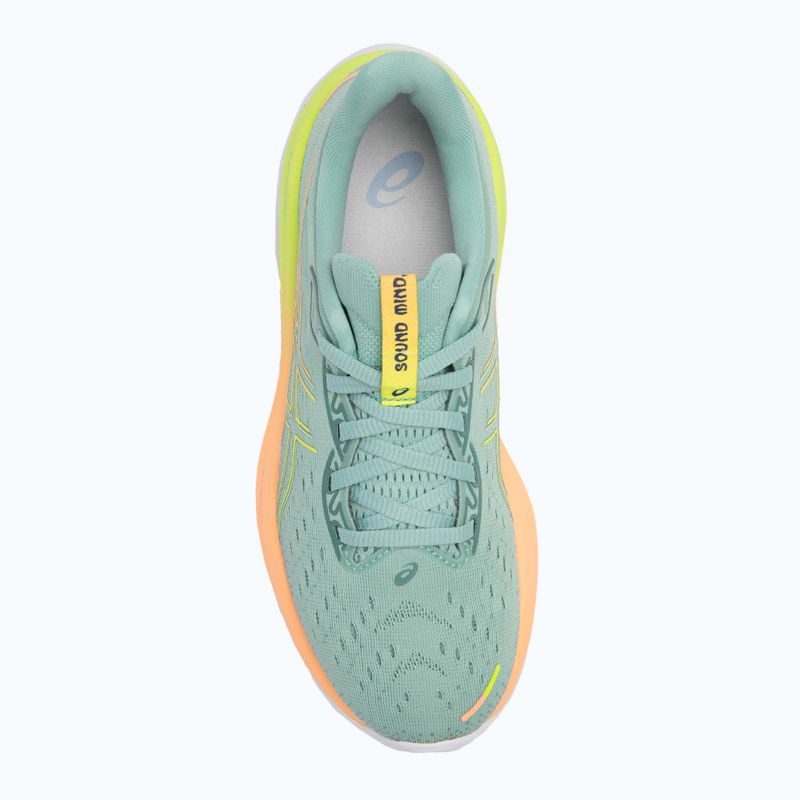 ASICS Gel-Cumulus 26 Paris dámská běžecká obuv light celadon/safety yellow 5