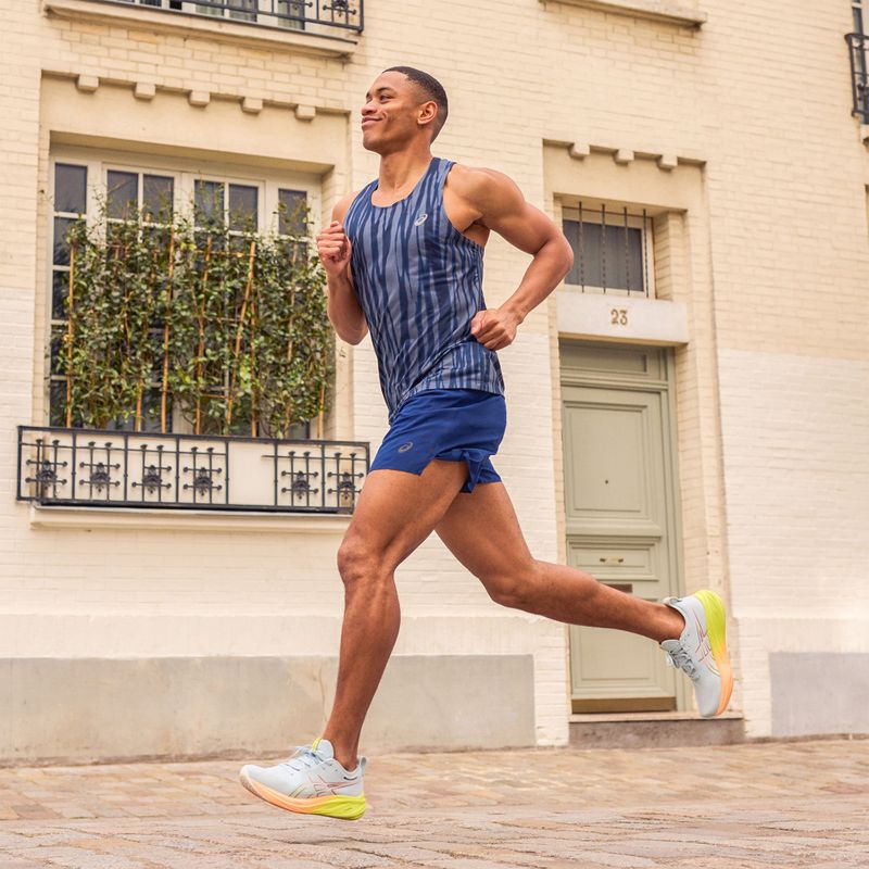 Pánské běžecké boty  ASICS Gel-Nimbus 26 Paris cool grey/safety yellow 14