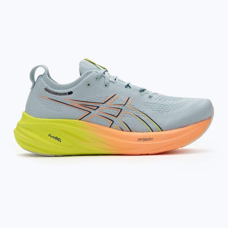 Buty do biegania męskie ASICS Gel-Nimbus 26 Paris cool grey/safety yellow 2