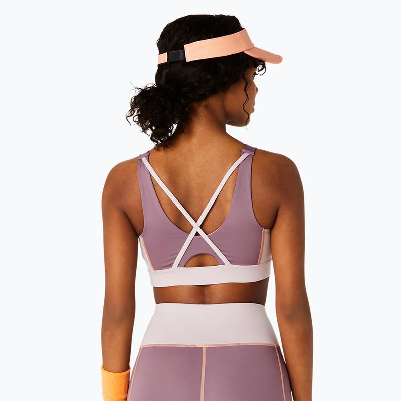 Fitness podprsenka  ASICS Court Bra dusty mauve 3