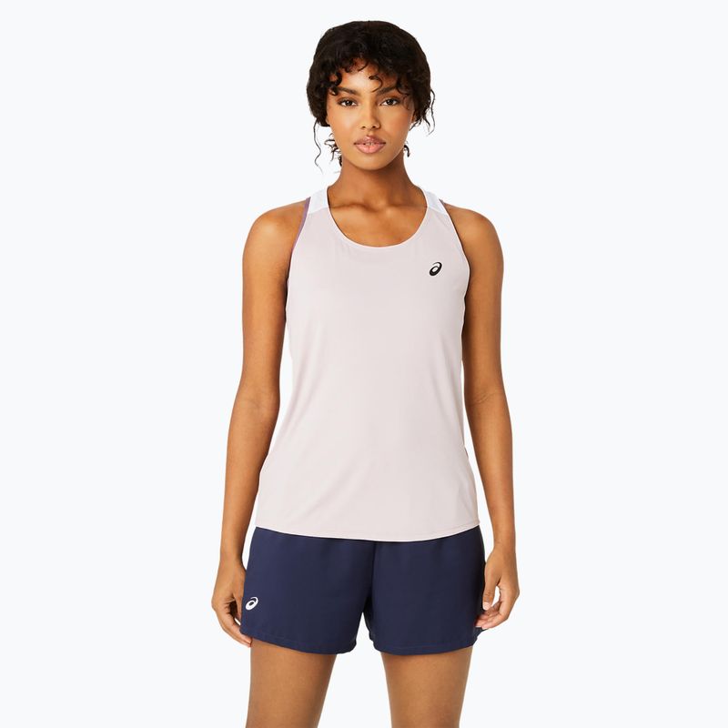Dámské tenisové tílko tank top ASICS Court Tank watershed rose/brilliant white