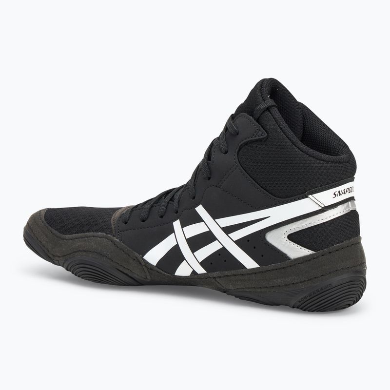 Buty zapaśnicze ASICS Snapdown 4 black/white 3