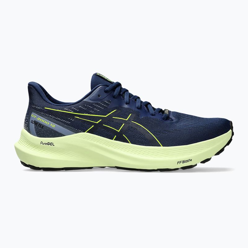 Buty do biegania męskie ASICS GT-2000 12 GTX blue expanse/safety yellow 8