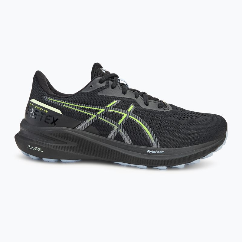 ASICS GT-1000 13 GTX pánské běžecké boty black/safety yellow 2